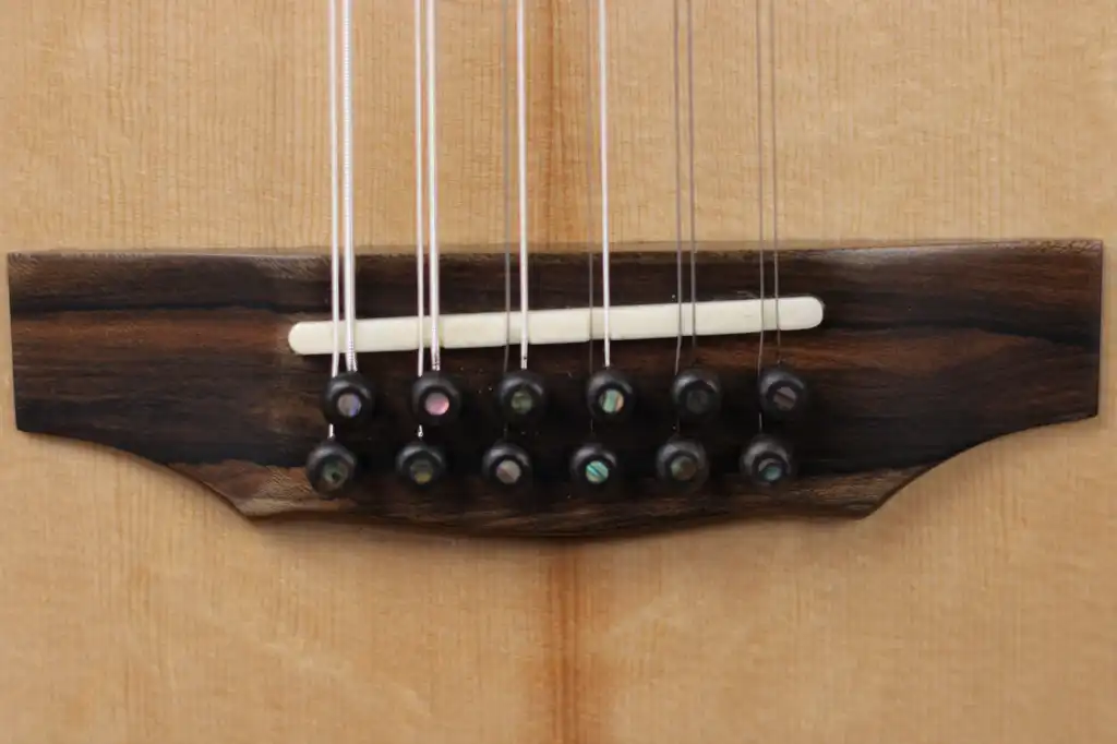 Cozad Guitars - String Spacing at a 12-string Saddle