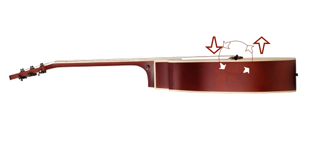 Cozad Guitars - TurboTail Bridge Rotation Illustration