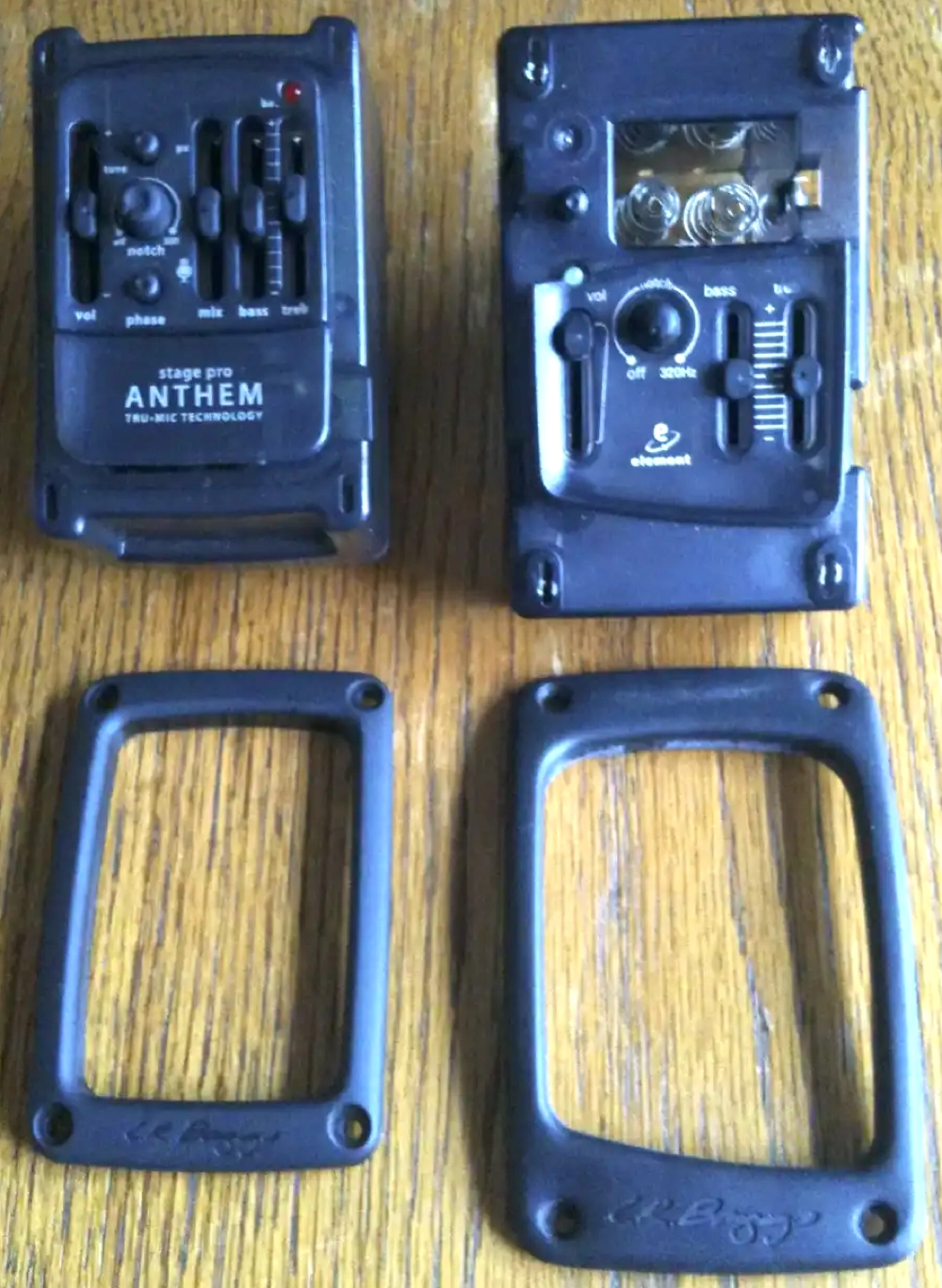 Cozad Guitars - Anthem and Element side-by-side