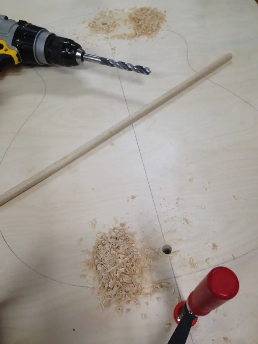 Cozad Guitars - Body Mold Alignment Holes