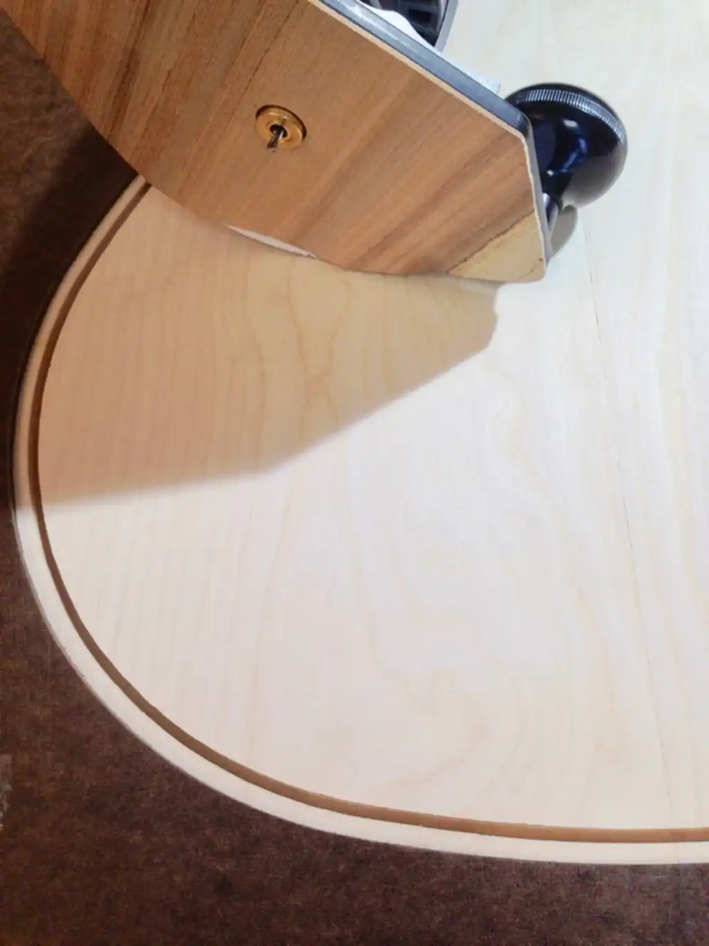 Cozad Guitars - Body Mold Trace Cutout