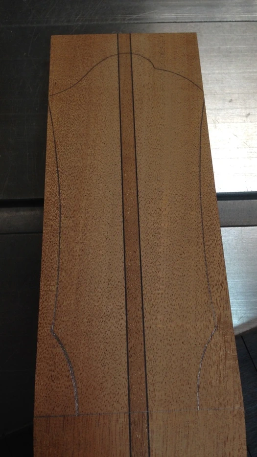 Cozad Guitars - Headstock Outline