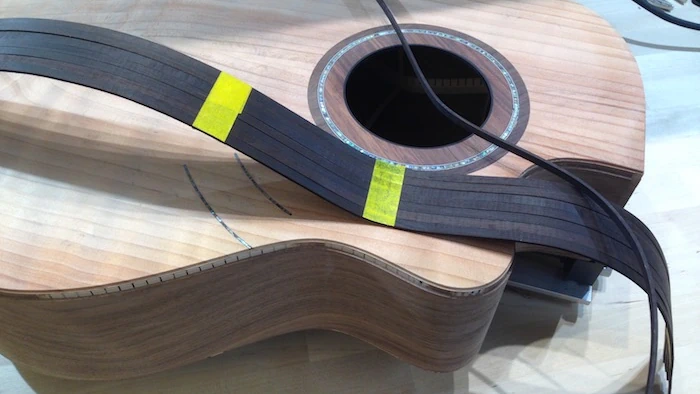 Cozad Guitars - Binding After Bending