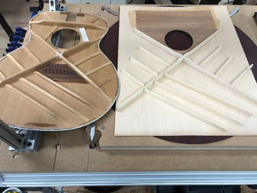 Cozad Guitars - Bracing Layout
