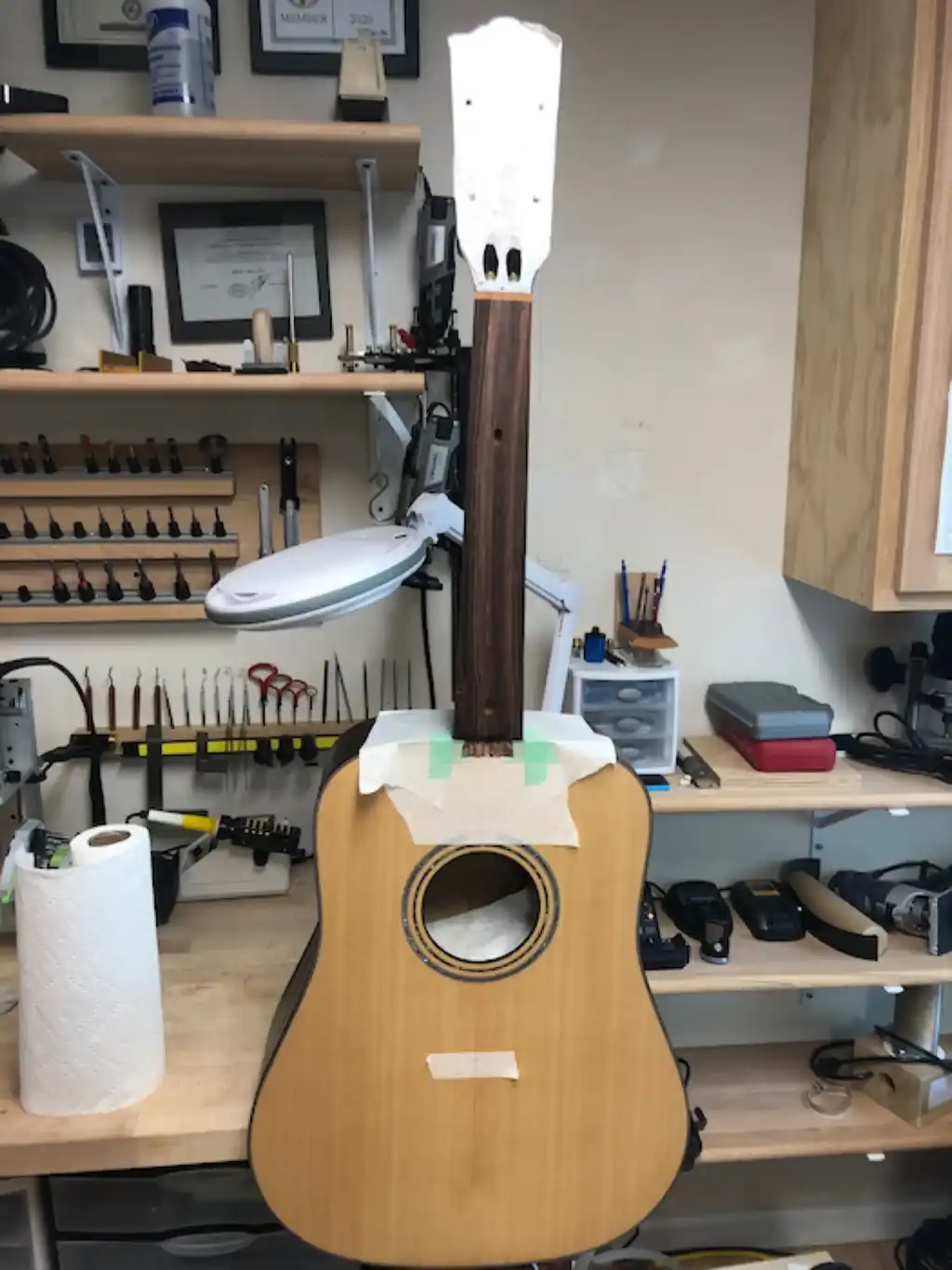 Cozad Guitars - Neck Glue-up
