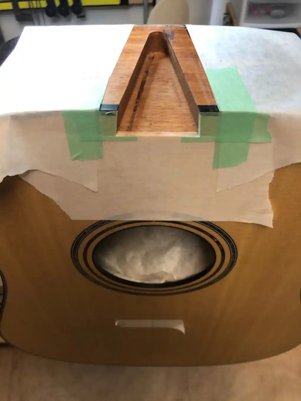 Cozad Guitars - Cutting a New Dovetail