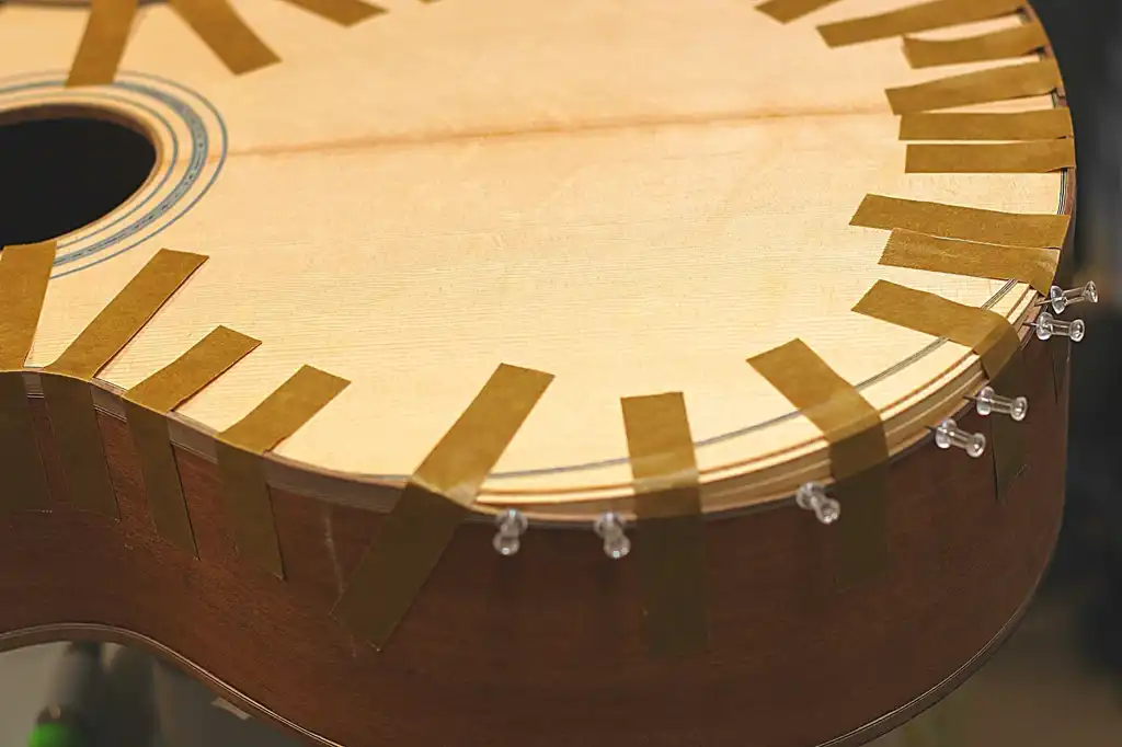 Cozad Guitars - Binding Ready for Glue