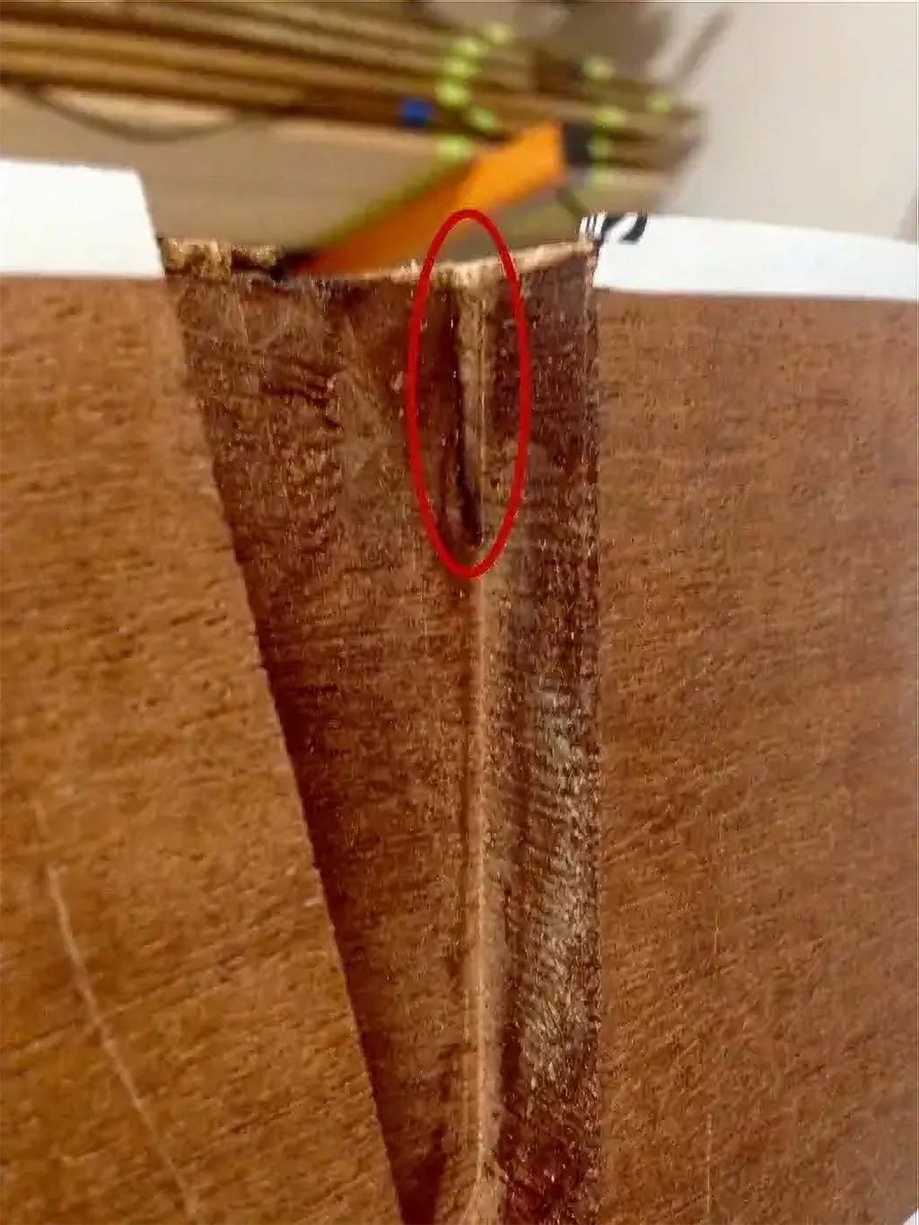 Cozad Guitars - Neck Block Drill Holes