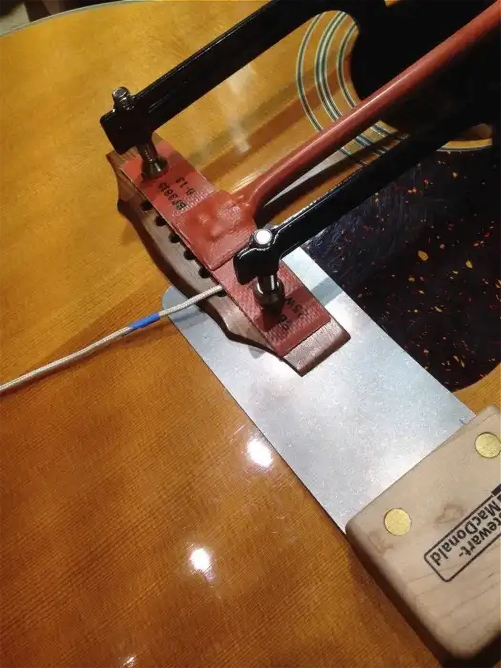 Cozad Guitars - Removing the Bridge