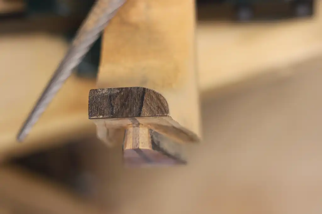 Cozad Guitars - Shaping the Heel
