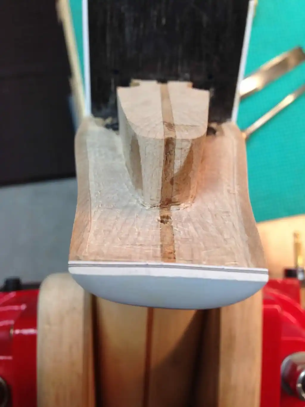 Cozad Guitars - Neck Heel Material Removed