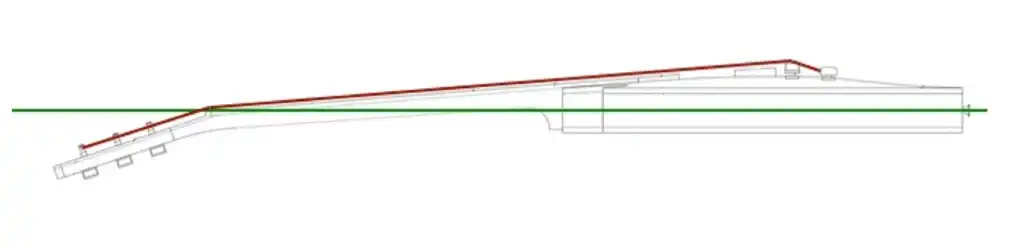Cozad Guitars - Gibson Les Paul Side View