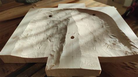 Hand-carved Chair Seat