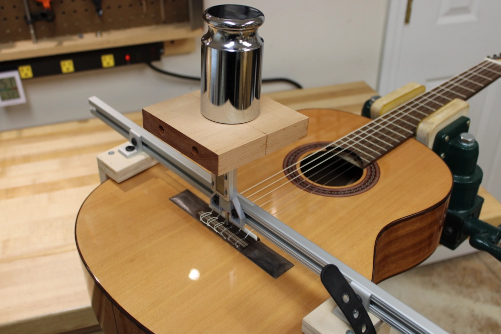 Cozad Guitars - TurboTail Testing Top Deflection