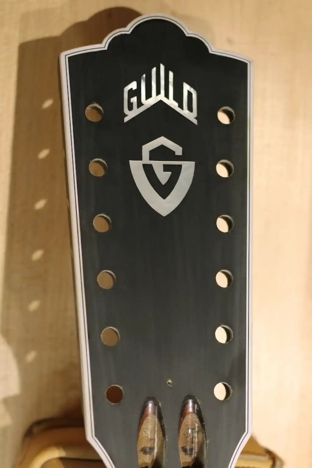 Cozad Guitars - Guild JF65-12 Scraped Headstock