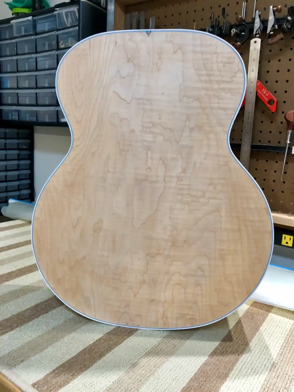 Cozad Guitars - Guild JF65-12 Body Back View