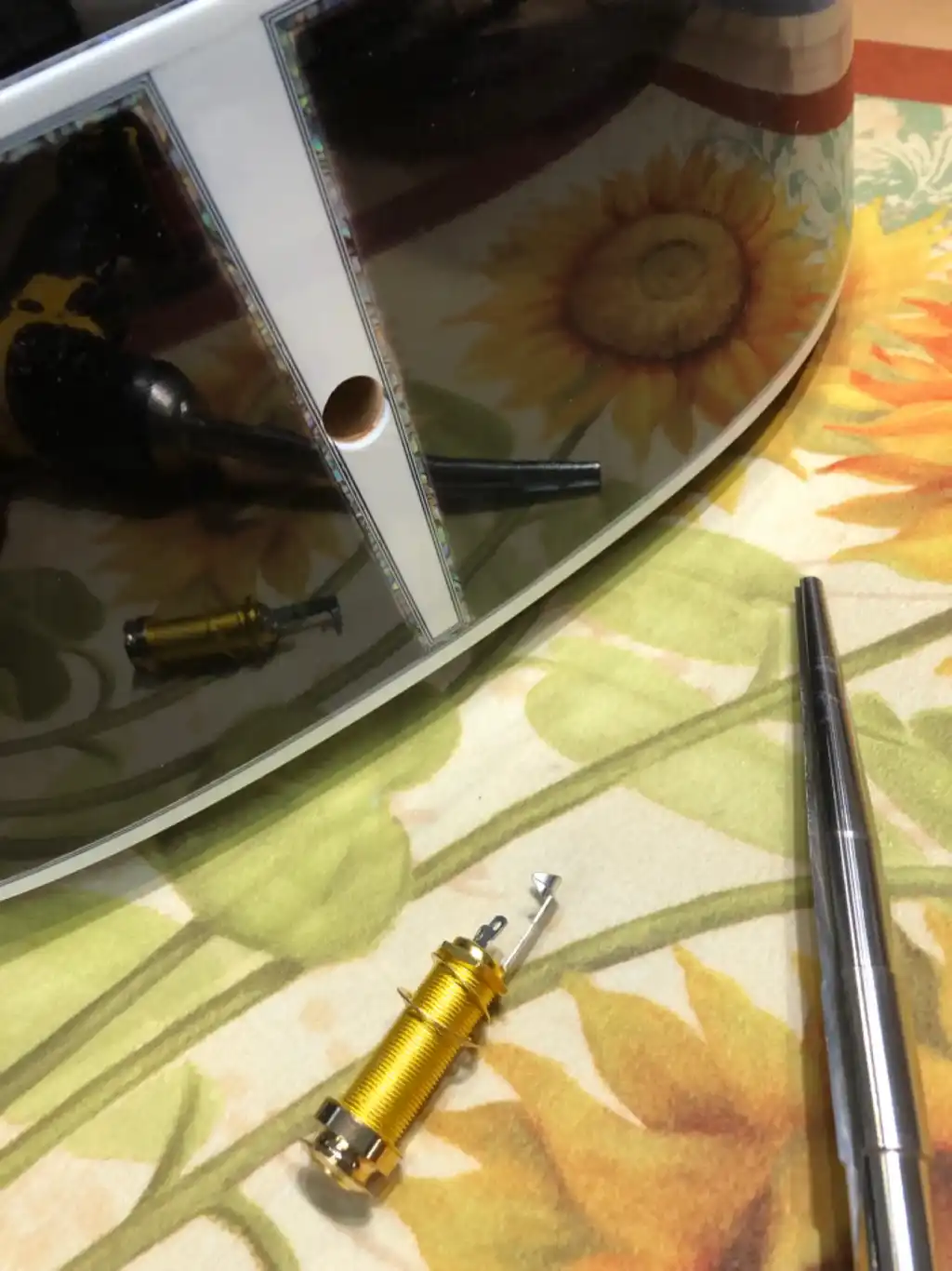 Cozad Guitars - Guild JF65-12 Endpin Hole