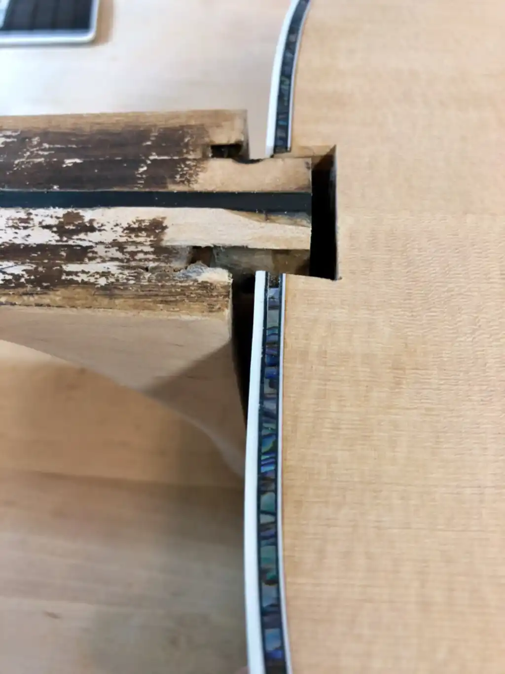 Cozad Guitars - Guild JF65-12 Existing Dovetail Loosened