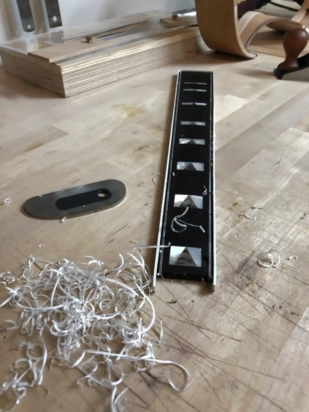 Cozad Guitars - Guild JF65-12 Fretboard Binding Scraped