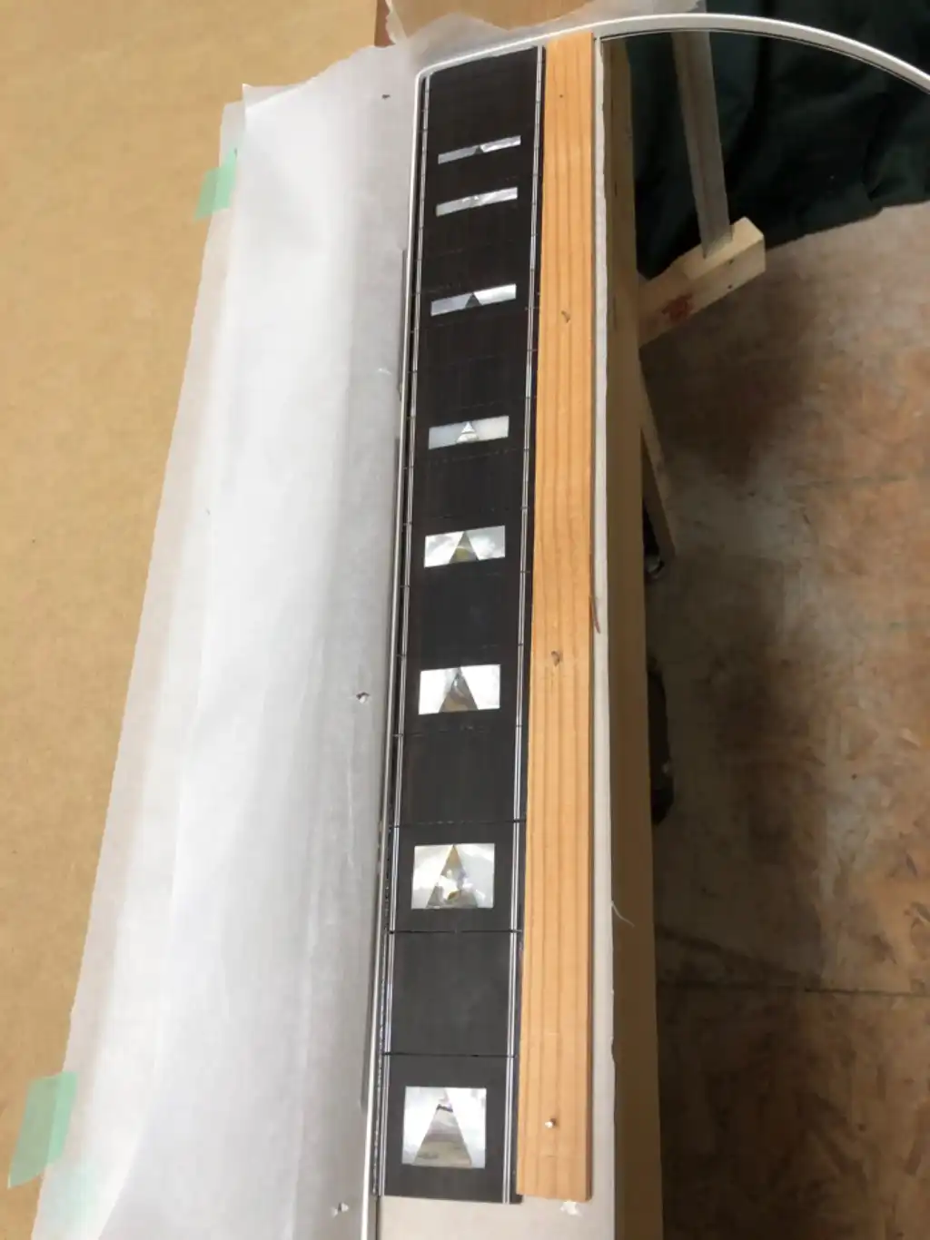 Cozad Guitars - Guild JF65-12 Fretboard Glue-up