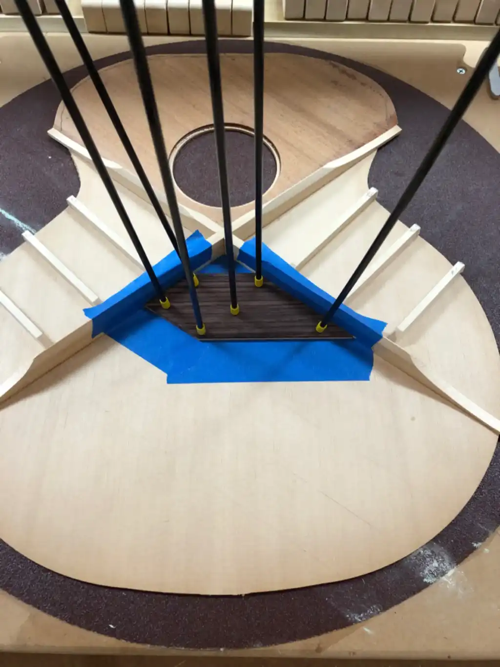 Cozad Guitars - Guild JF65-12 Laminated Bridgeplate