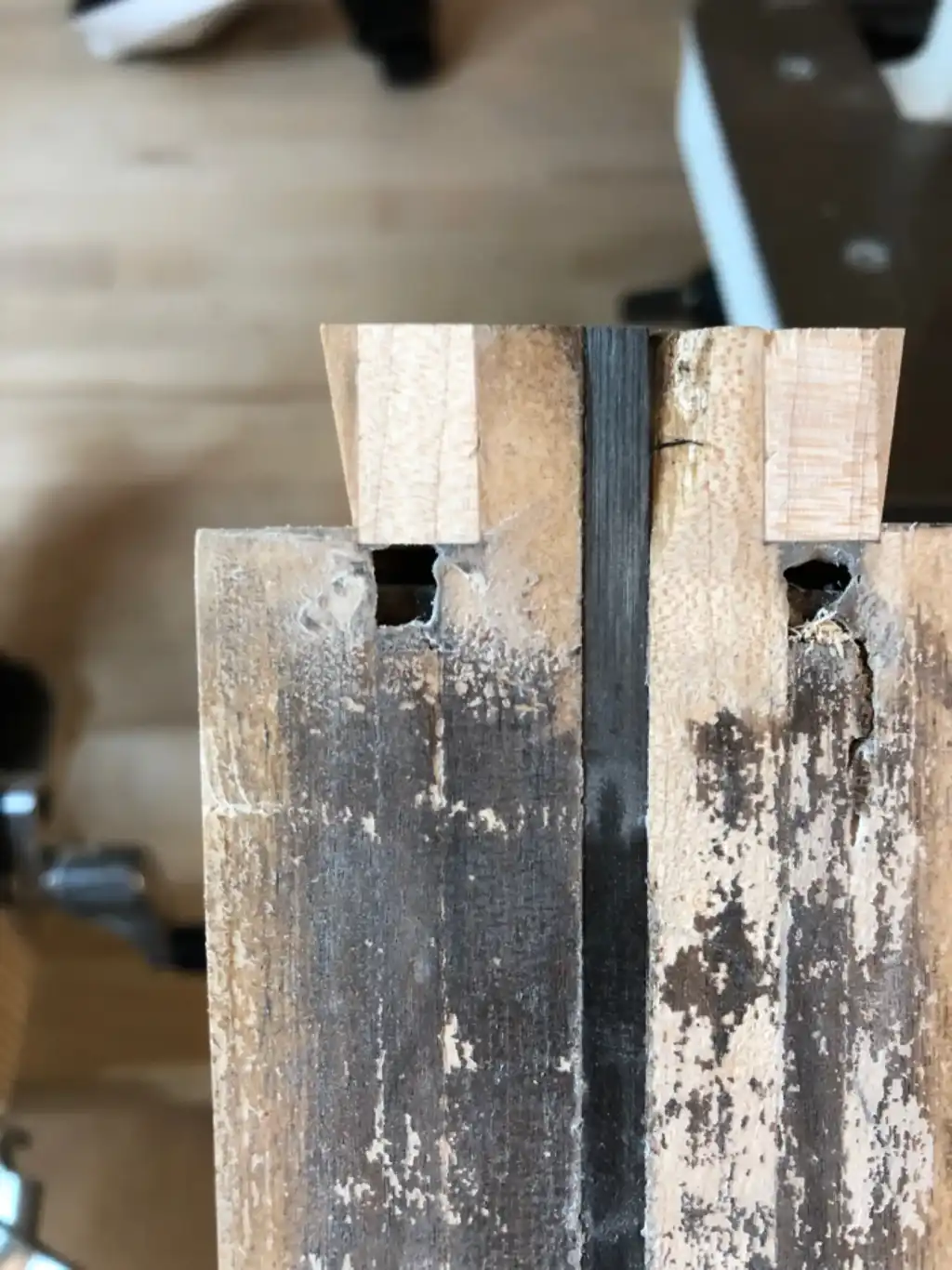 Cozad Guitars - Guild JF65-12 New Dovetail Tenon Top View