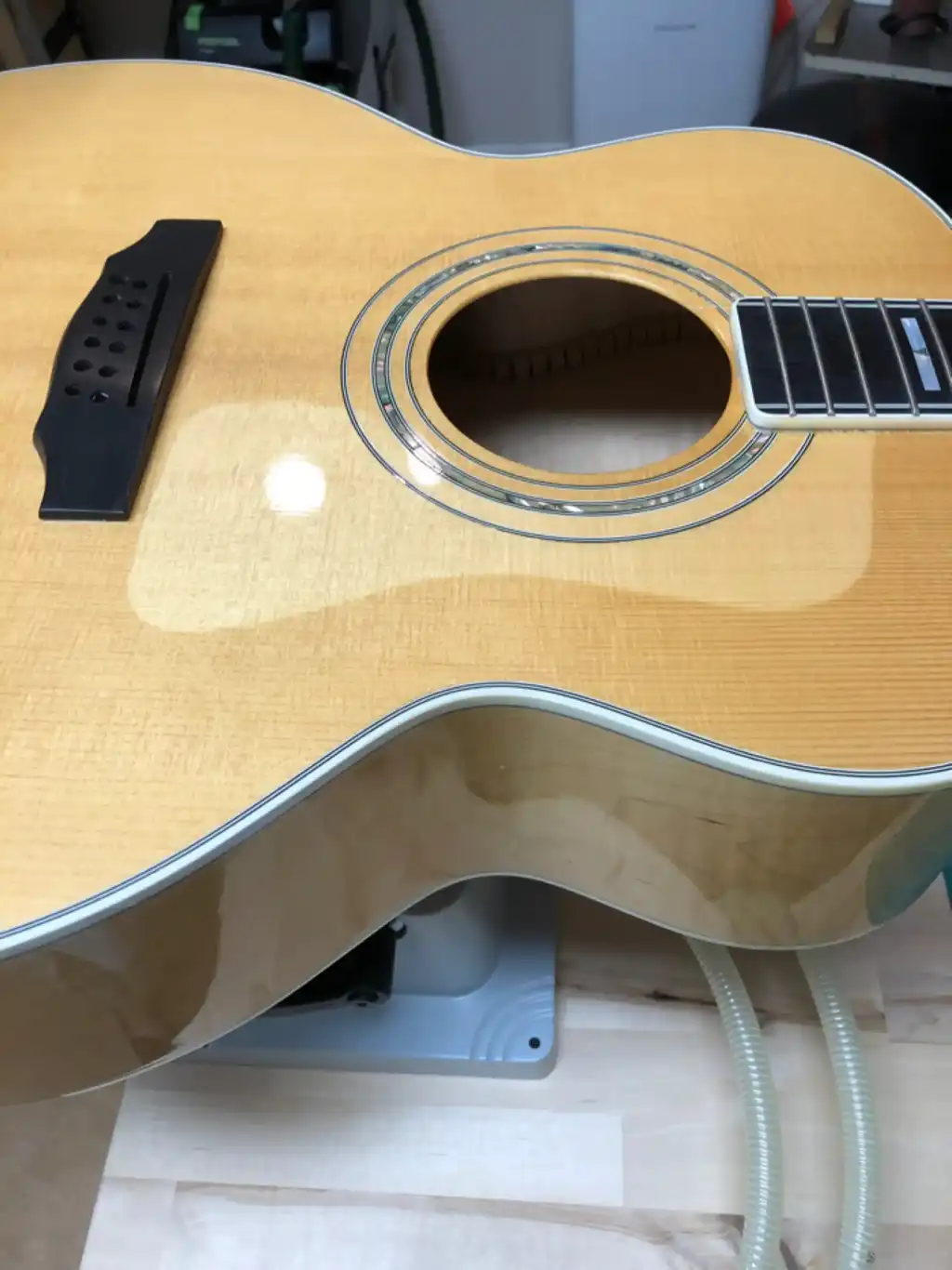 Cozad Guitars - Guild JF65-12 Pickguard Removed