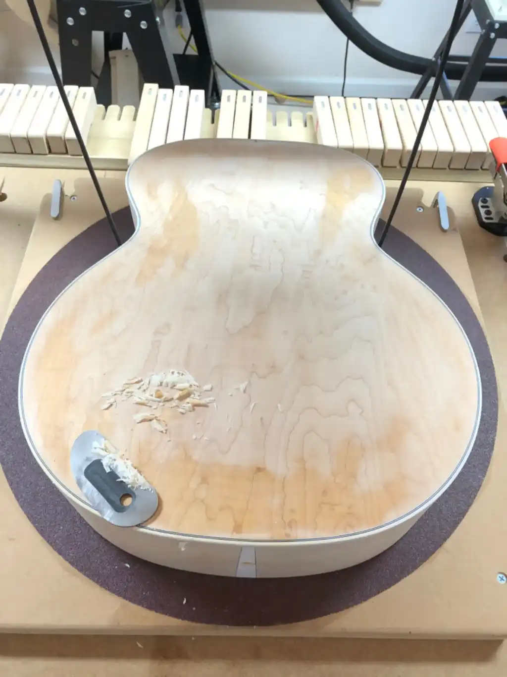 Cozad Guitars - Guild JF65-12 Scraping Finish Nearly Complete