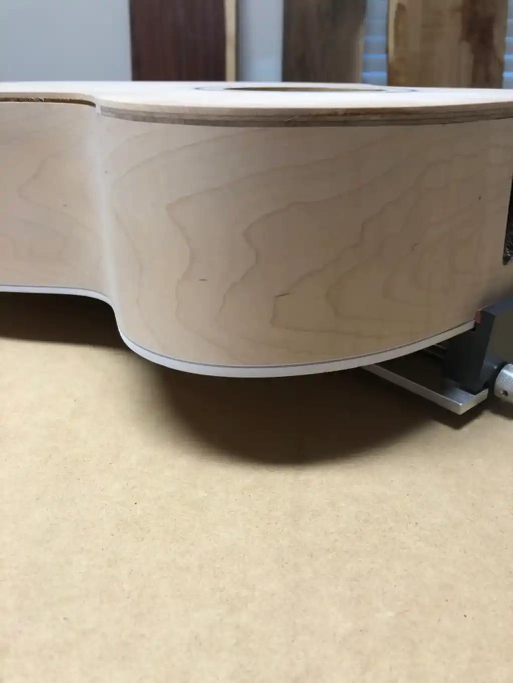 Cozad Guitars - Guild JF65-12 Soundboard Attached Close-up