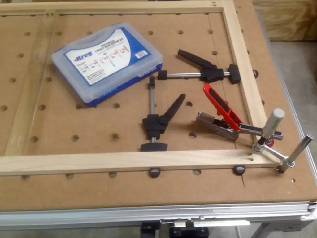 Cozad Guitars - Poplar Frame for Tool Rack