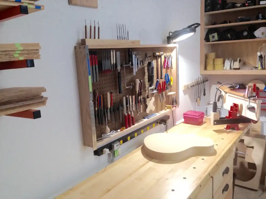 Cozad Guitars - Tool Rack Wall Space