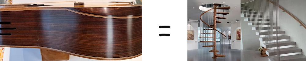 Cozad Guitars - TurboTail and Stringerless Stairs